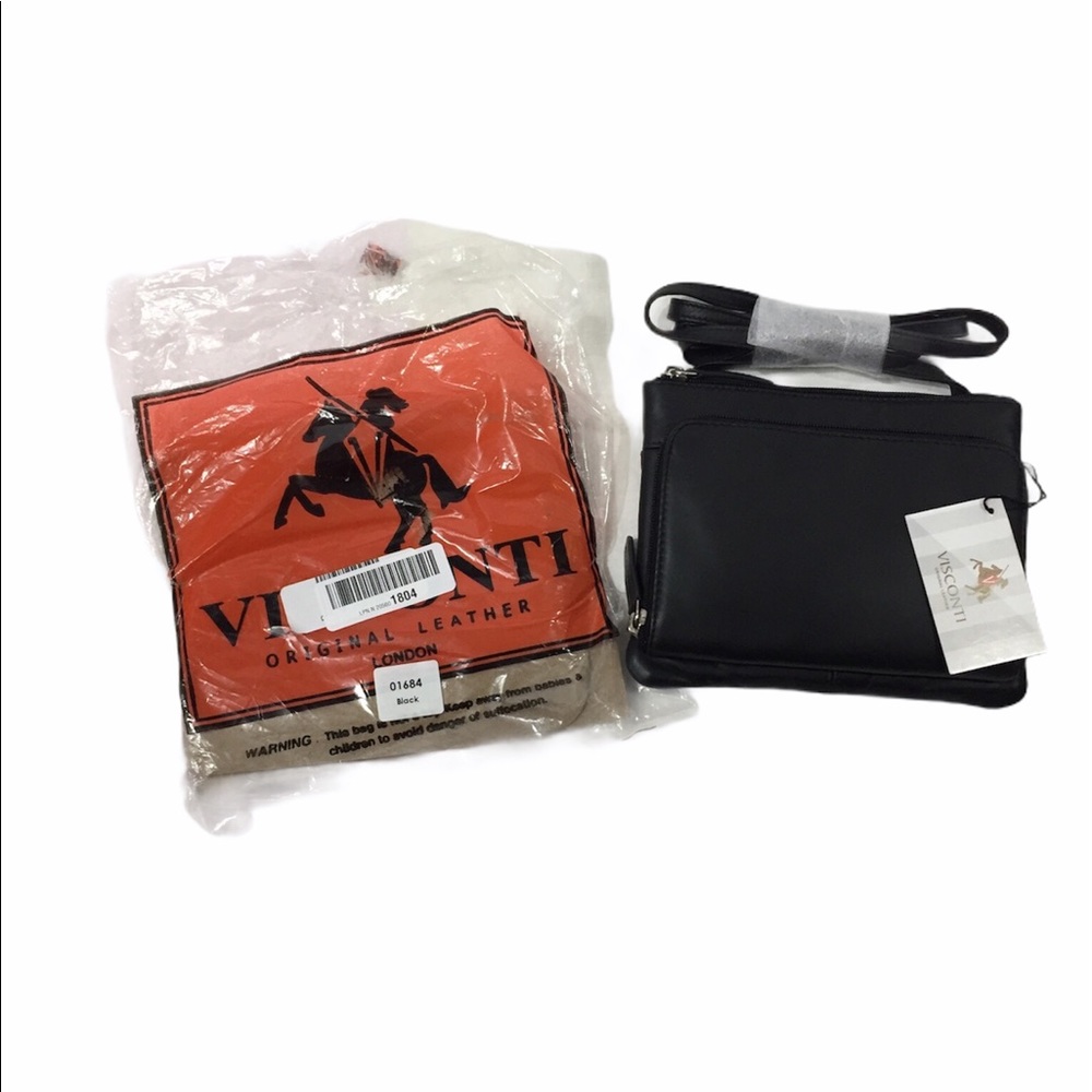 New! Visconti leather sling bag